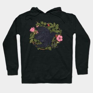 Raven and roses t-shirt Hoodie